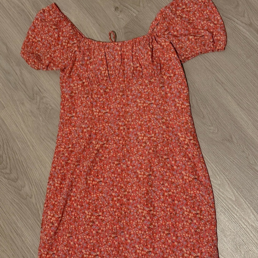 BP Red Floral Mini Dress
